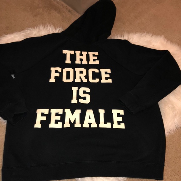 the force is female nike sweatshirt